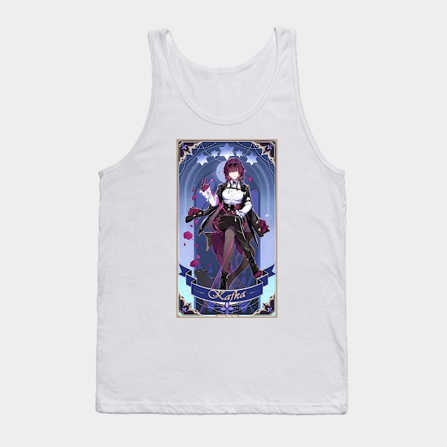 Kafka Revelation Card Honkai Star Rail Tank Top by kazatodoesart